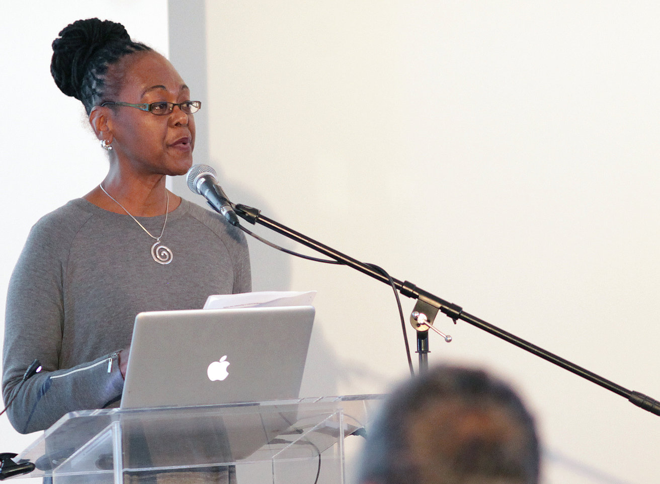 Desiree Lewis presenting at The Second 3rd Space Symposium, 2017