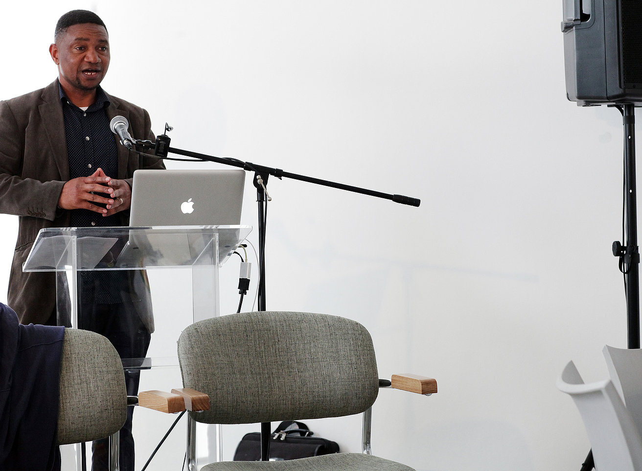 Sam at The Second 3rd Space Symposium, 2017